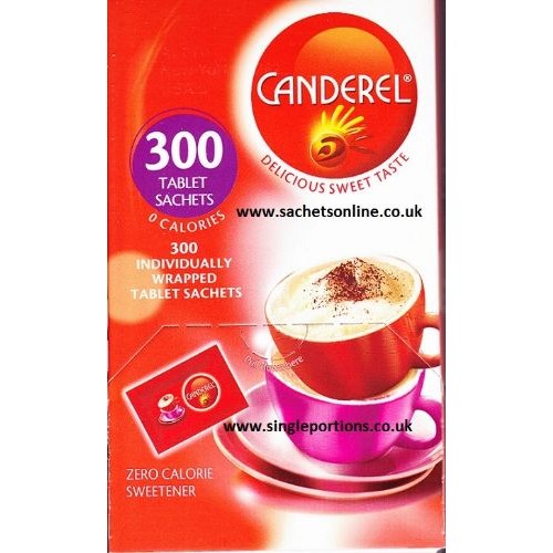 Canderel Yellow Zero Calorie Sweetener 300 Sachets 25.5g